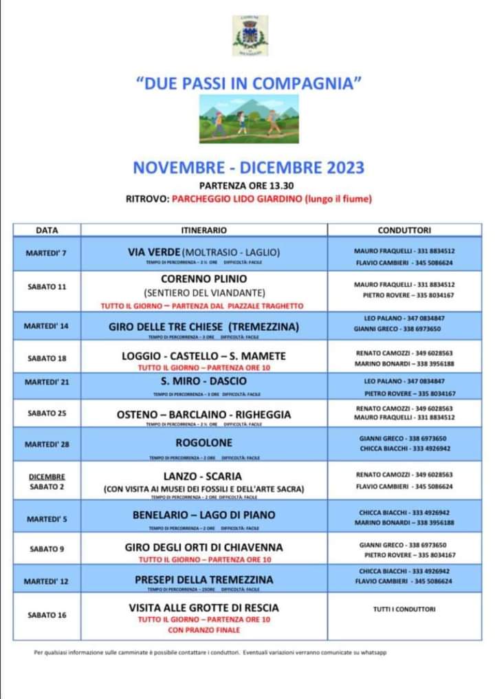 due passi in compagnia