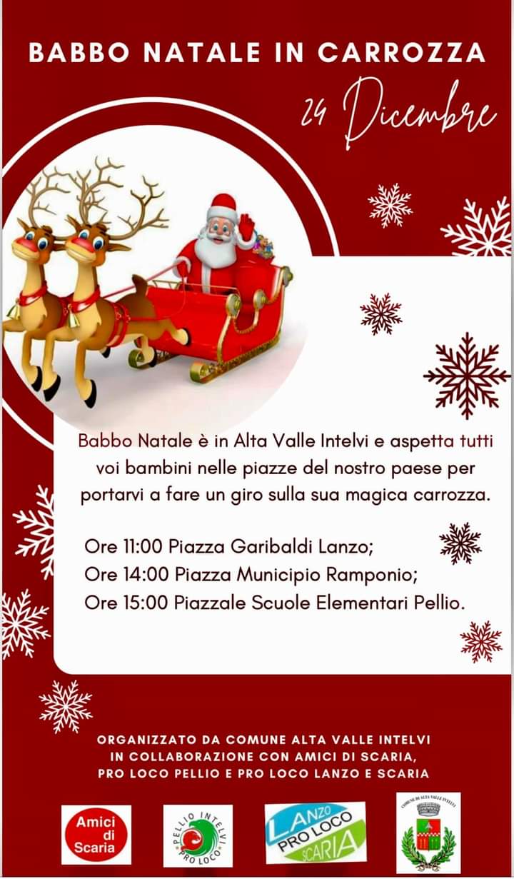 Babbo Natale in carrozza