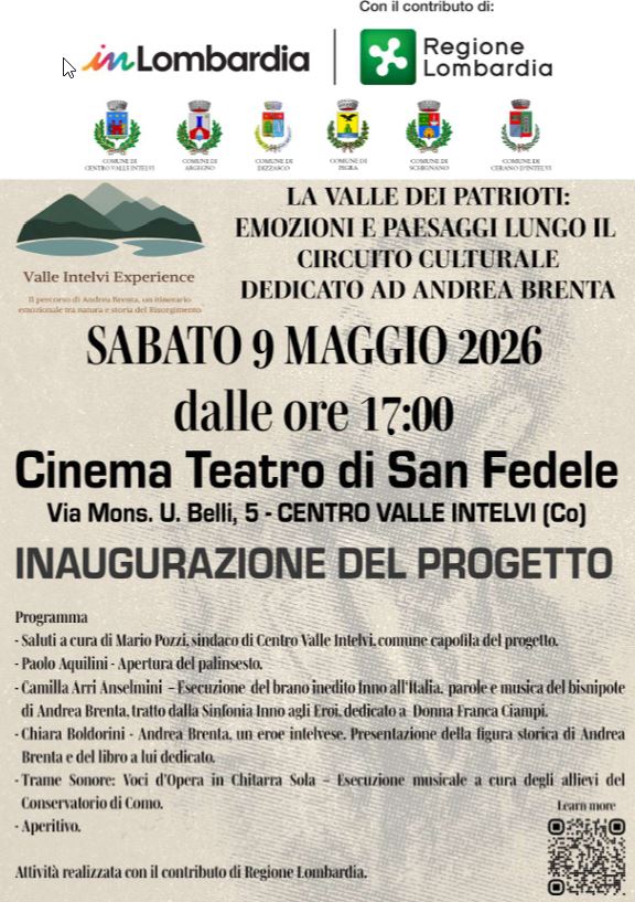La Valle dei Patrioti: emozioni e paesaggi lungo il circuito culturale dedicato ad Andrea Brenta
